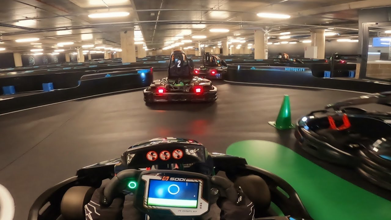 First laps in Motorcity Karting Arena with boost - 41.630
