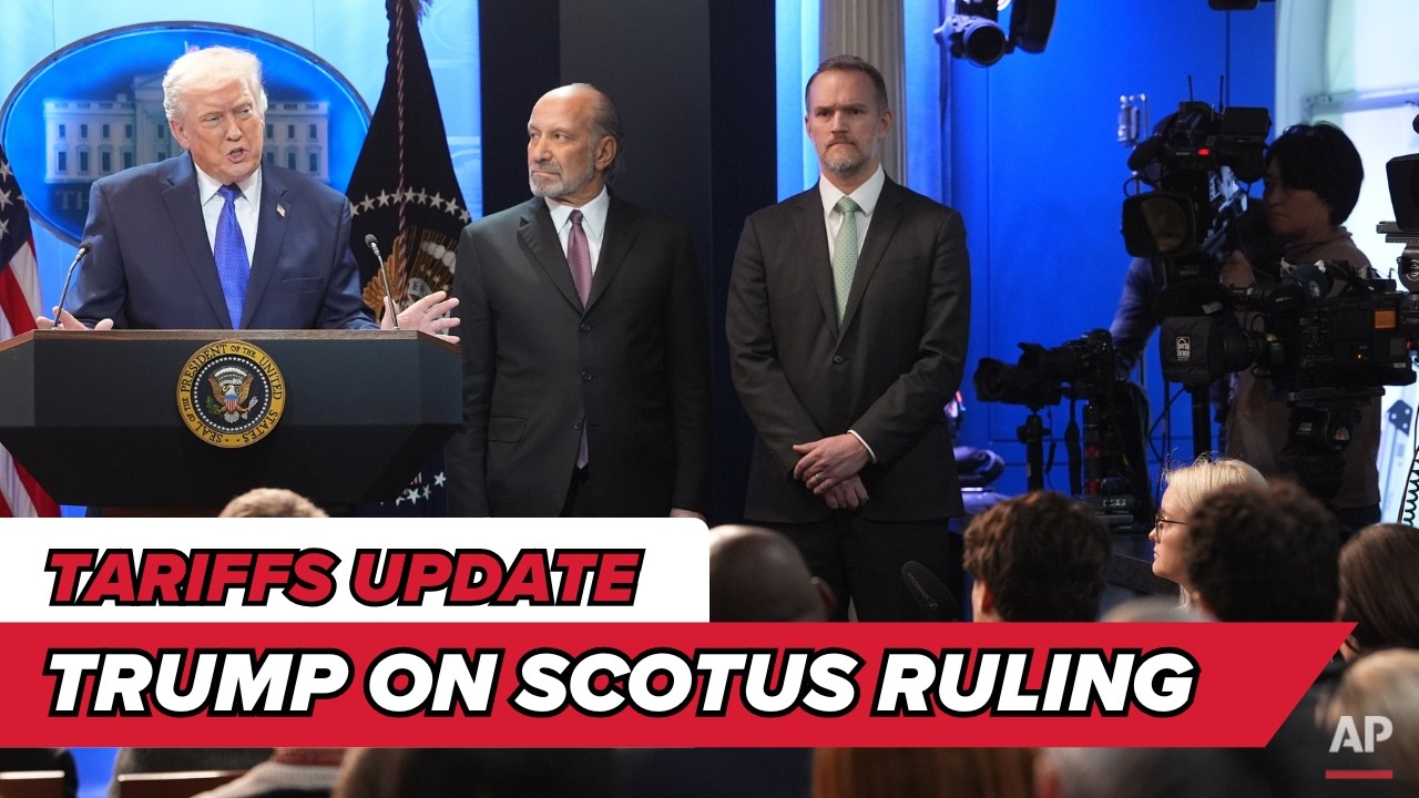 LIVE: Trump to speak after Supreme Court ruling on tariffs