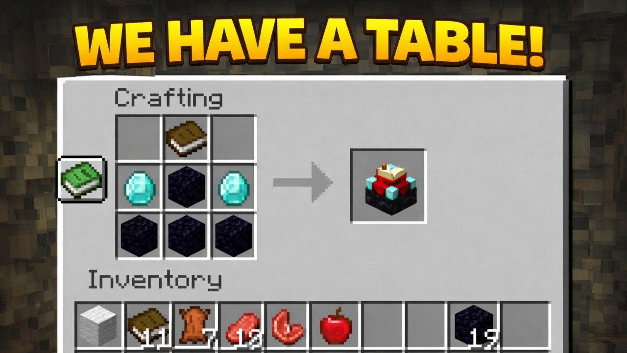 Enchanting Table! | Minecraft Hardcore | Day 14