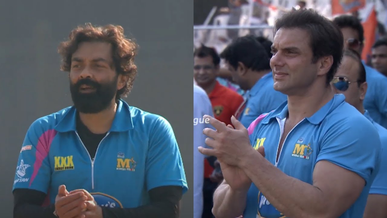 Bobby Deol's Wicket Taking Spell vs Veer Marathi | Mumbai Heroes | CCL