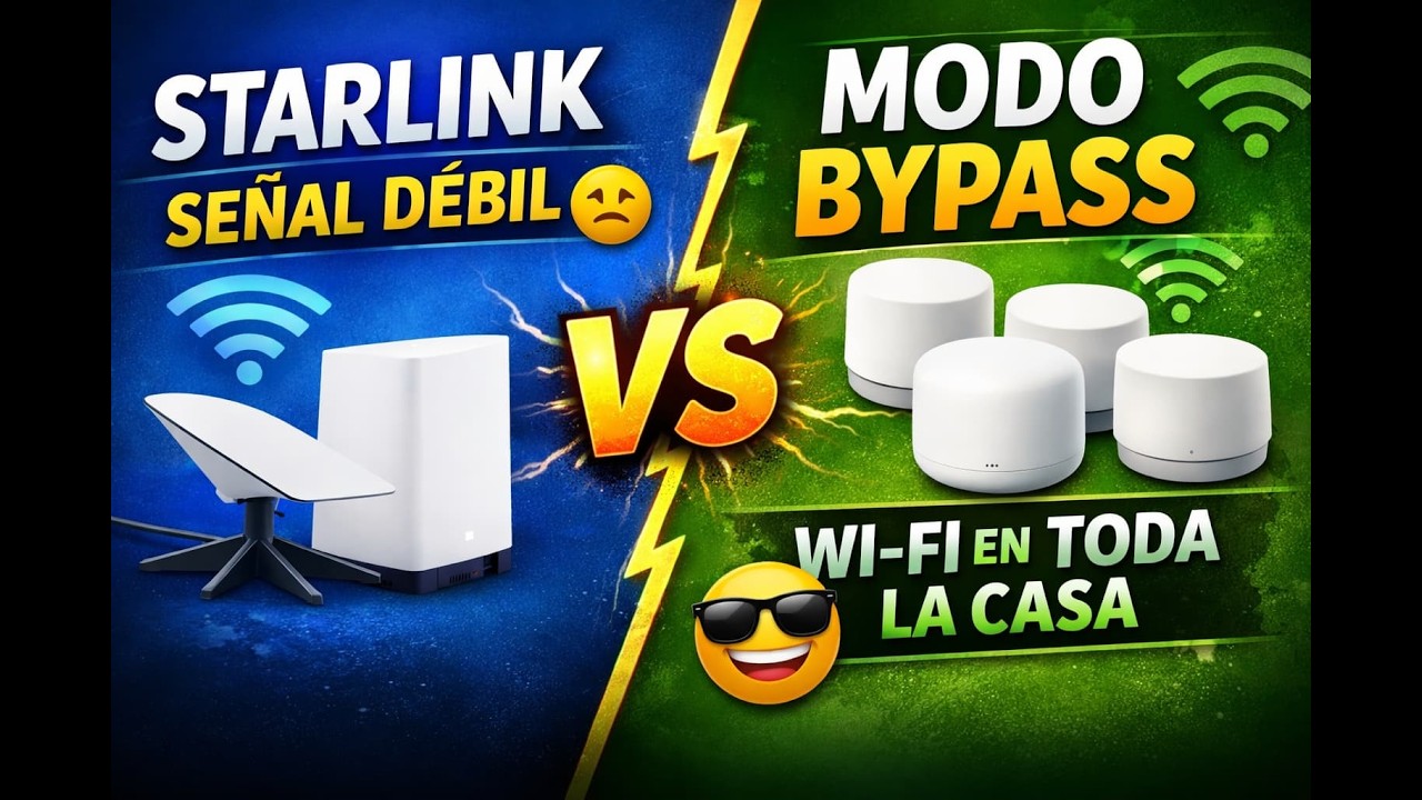 👉 ¿Tu Wi-Fi con Starlink es débil? Así funciona el modo bypass y las redes mesh