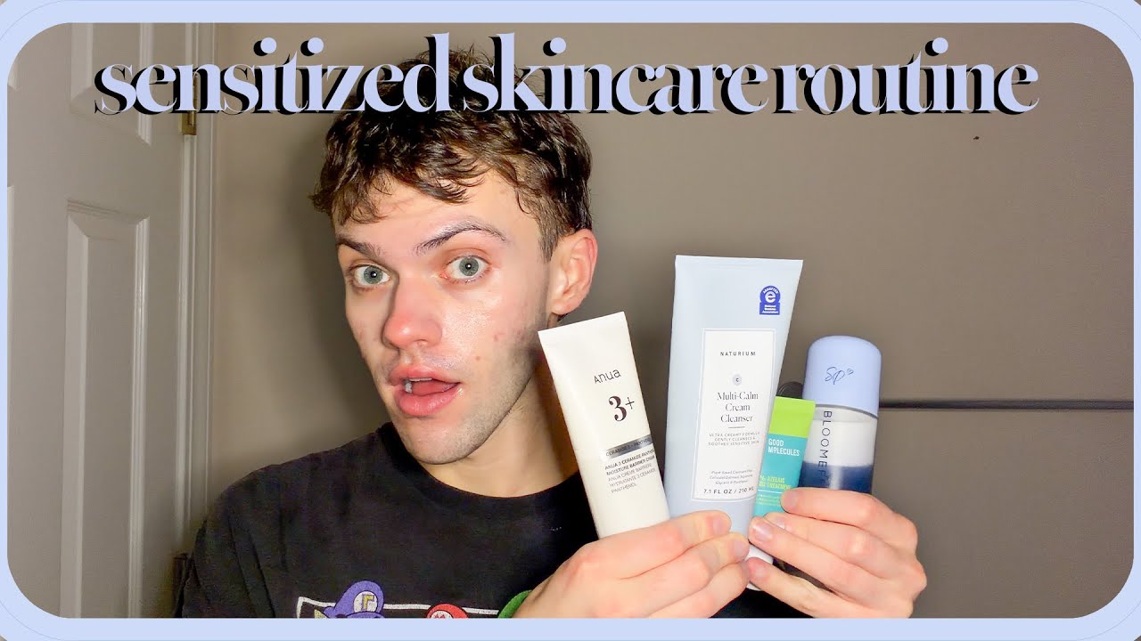 my simple sensitive skin friendly skincare routine