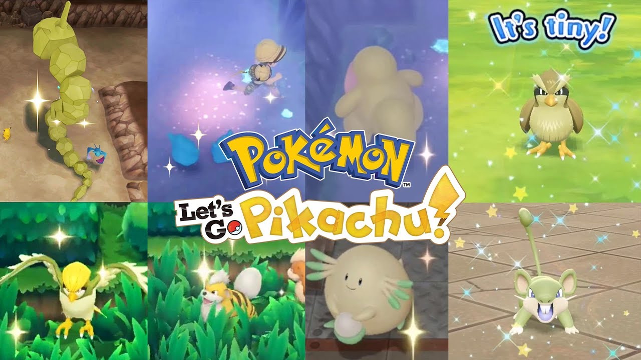 Top 10 *UNWANTED* Shiny Reactions in Pokemon Let's GO Pikachu! Shiny Chansey, Onix, Ditto AND MORE!