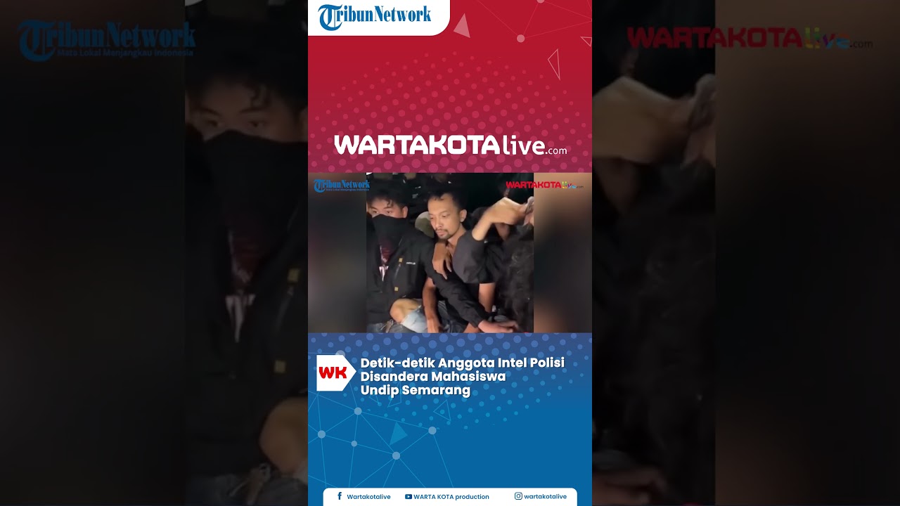 Detik-detik Intel Polisi Disandera Mahasiswa Undip Semarang