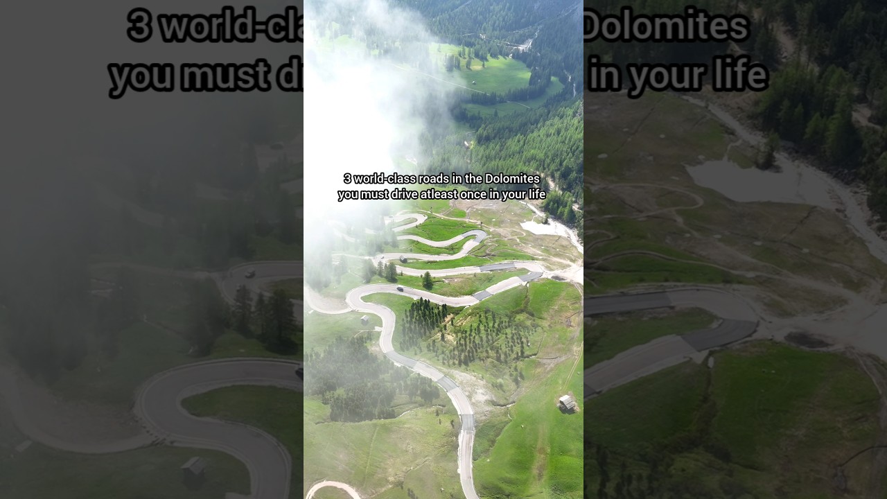 3 EPIC roads you have to drive in the Dolomites 🏔🇮🇹 #dolomites #dolomiti #roadtrip #mountainpass