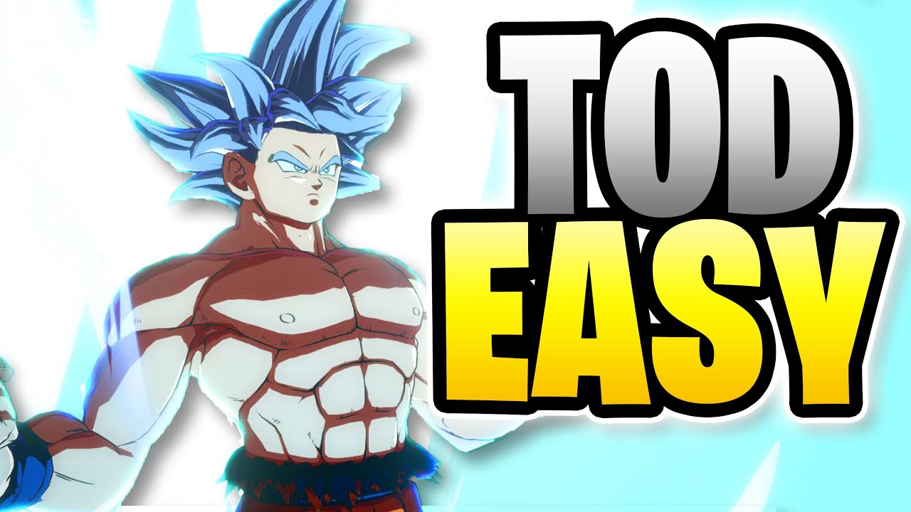 EASY UI GOKU DODGE (SOLO TOD STEP BY STEP GUIDE!) | Dragonball FighterZ Combo Guide