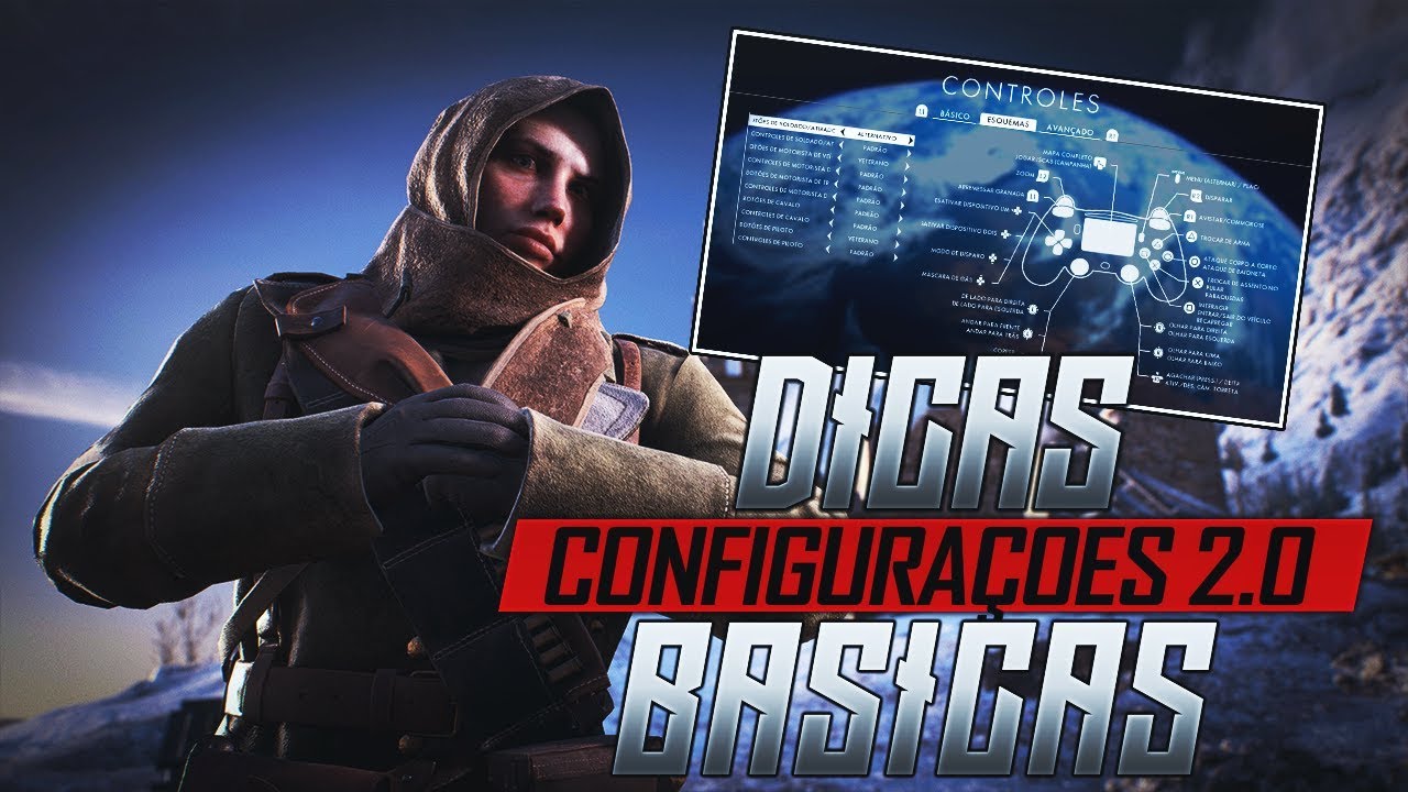 Dicas Básicas, Ep. 10: Configurações 2.0 - Battlefield 1. (PS4 Pro, 1440p 60fps)