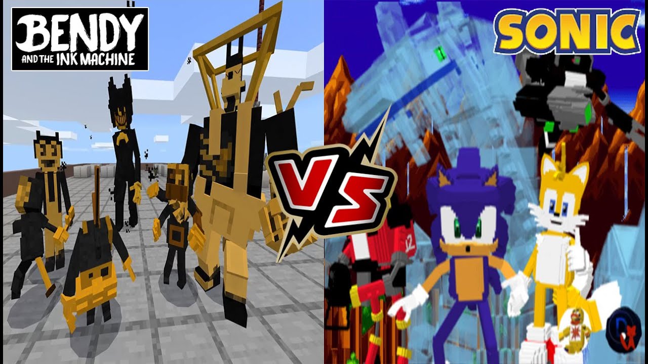 Bendy and the Ink Machine VS Sonic Adventure Addon (Minecraft PE)