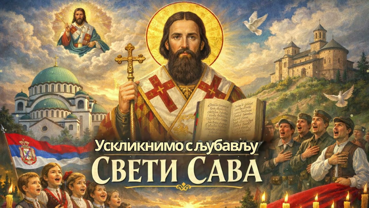 Himna Svetom Savi - Uskliknimo s ljubavlju svetitelju Savi | Savindan