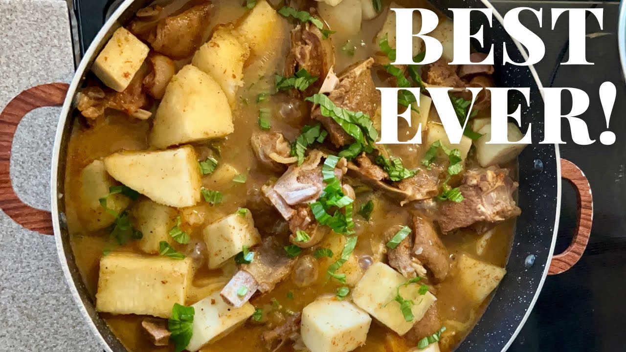 THE BEST NIGERIAN PEPPER SOUP RECIPE | SPICY GOAT MEAT AND YAM PEPPER SOUP | Nkechi Ajaeroh