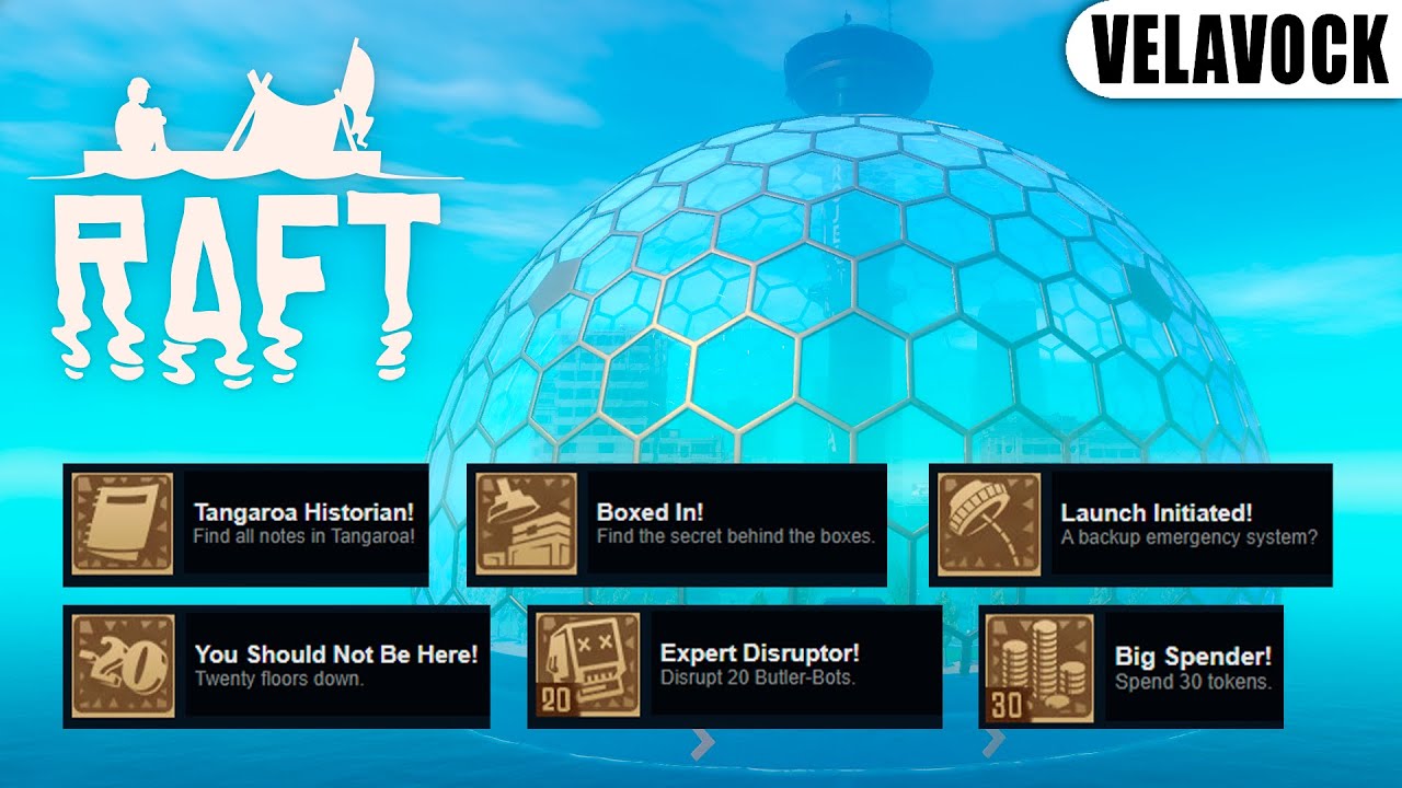 Raft &mdash; Tangaroa на 100% (Новые записки, чертежи, достижения и персонаж)