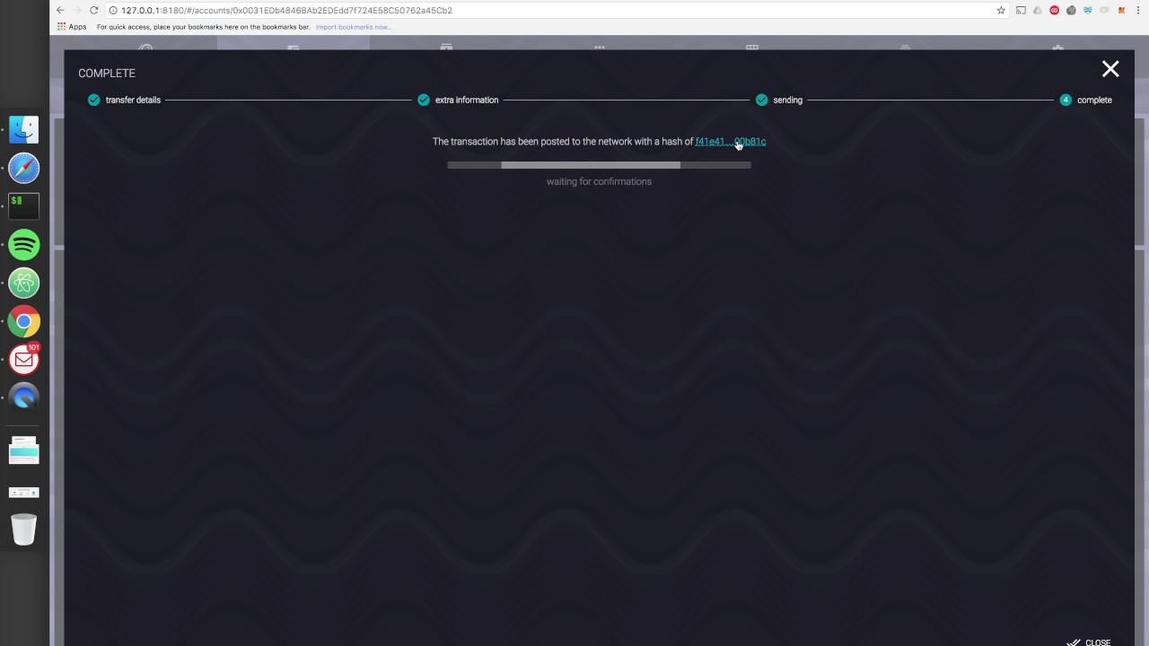 Aragon Token Sale with Parity