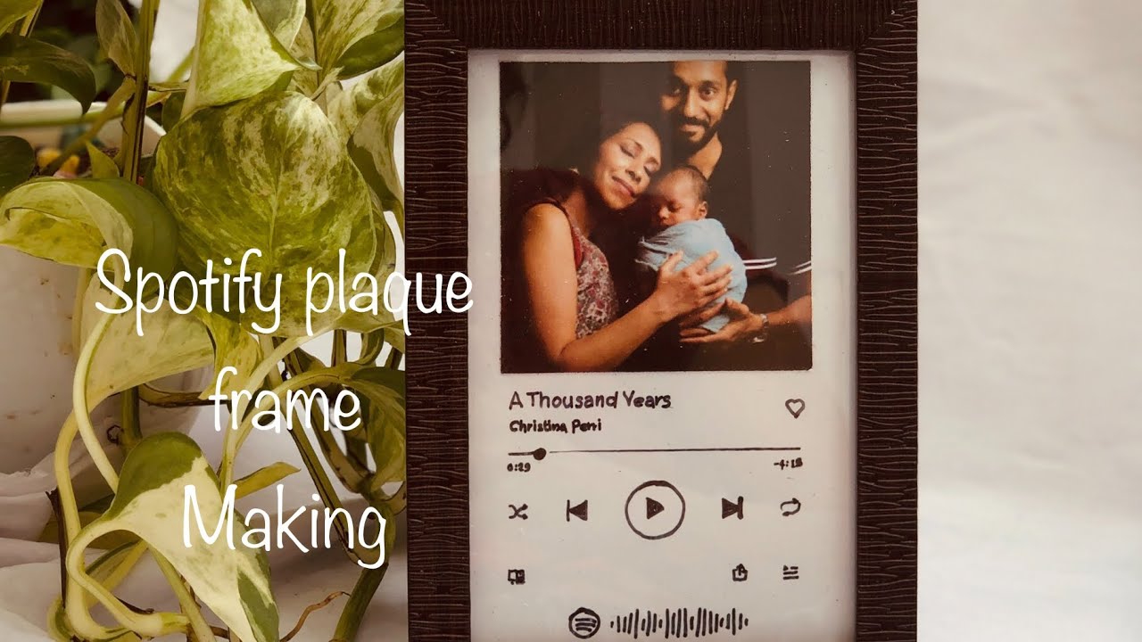 Spotify frame making 🌸
