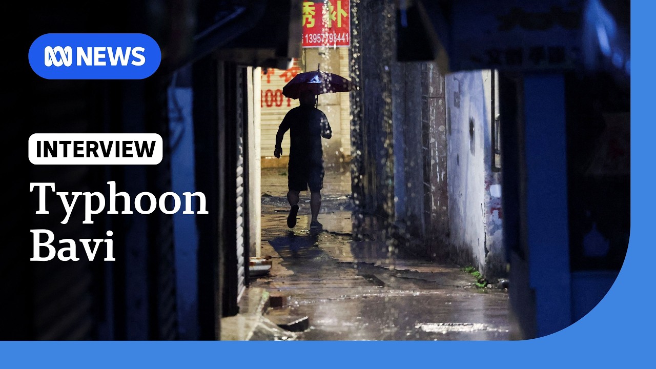 Typhoon Bavi smashes Taiwan before bearing down on China | ABC NEWS