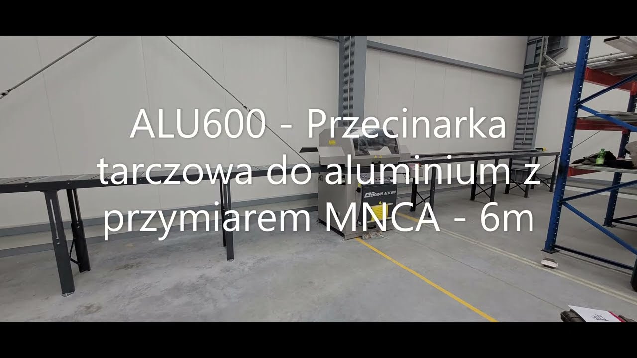 ALU600 - Przecinarka tarczowa Bomar do aluminium
