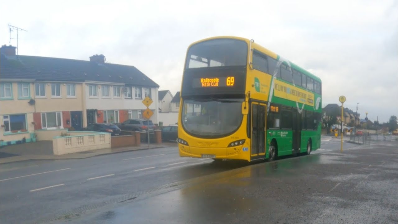 *Full Route Visual* On Dublin Bus route 69 going outbound towards Rathcoole (SG353)