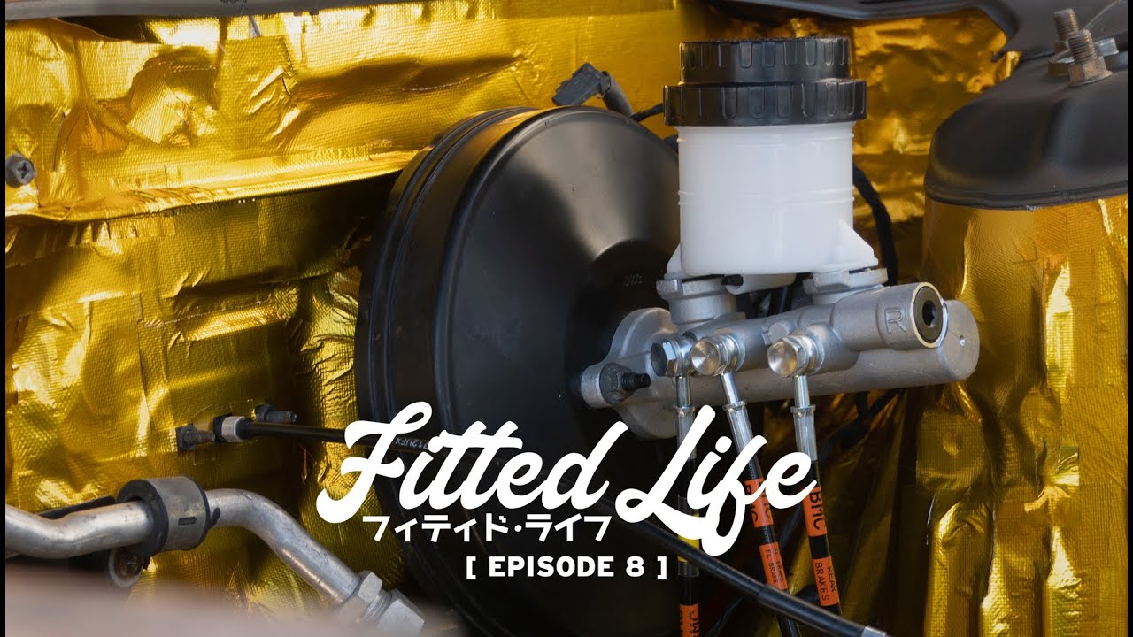 240SX Mishimoto Gold and Z32 Brake Master Cylinder Install Plus Chase Bays In Bay Brake Lines! Ep.8