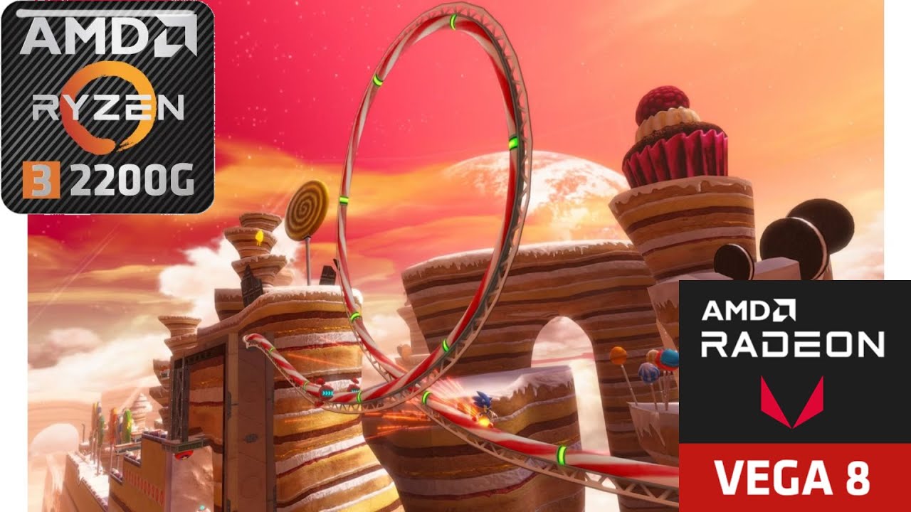 Sonic Colors: Ultimate Ryzen 3 2200G Vega 8 (Low End PC)