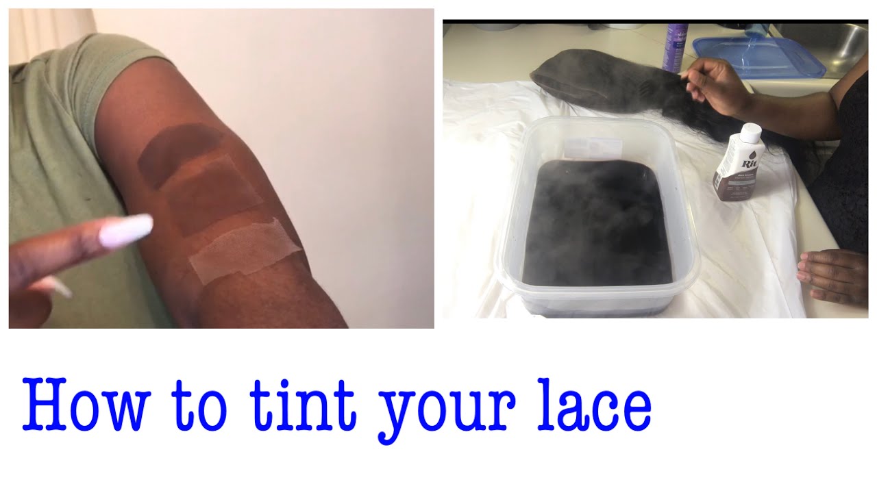 Easiest Lace Tint for dark skin ever. Beginner friendly.