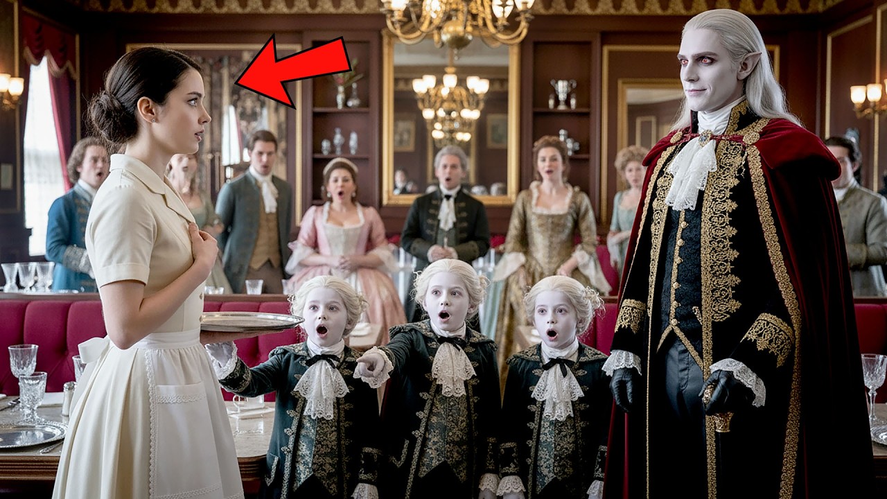 Vampire King’s Triplets Spoke Their First Words — They Pointed at the Waitress and Called Her “Mom ”