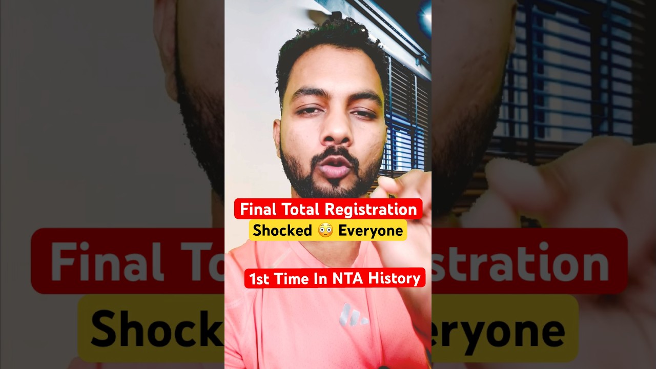 NTA Made History🤯Shocking Total Registration In JEE Main 2026 April Attempt Till Now|Bad Rank ?
