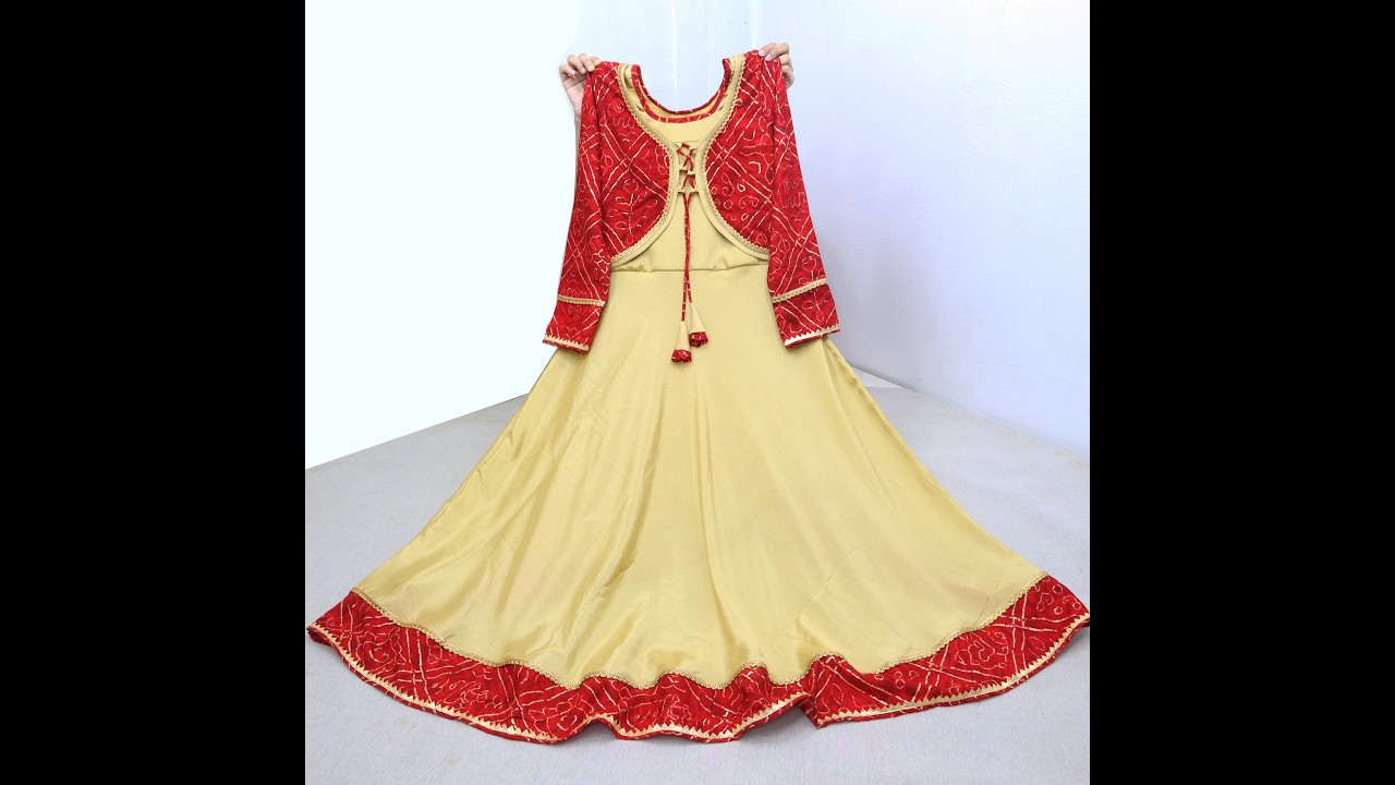 বড়দের কটি দিয়ে গোল জামার ডিজাইন।gol dress design/gol frock design/কটি সহ গোল জামার ডিজাইন