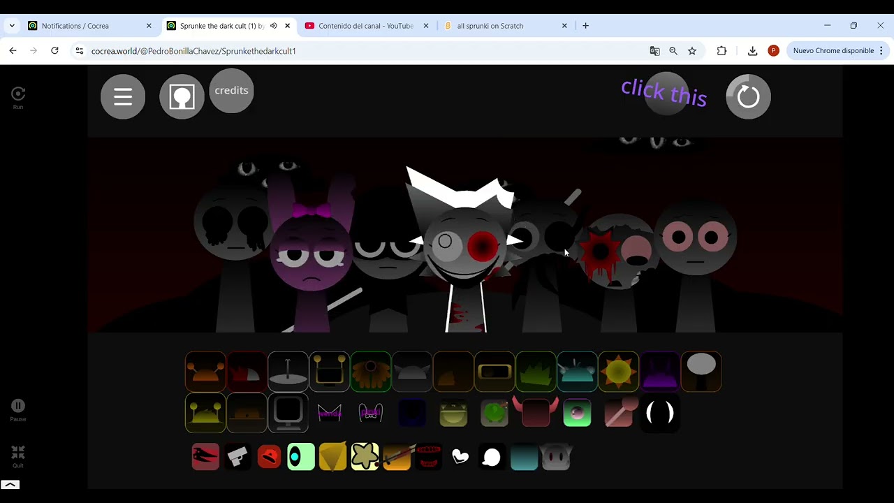 Sprunke the dark cult full showcase (read description )