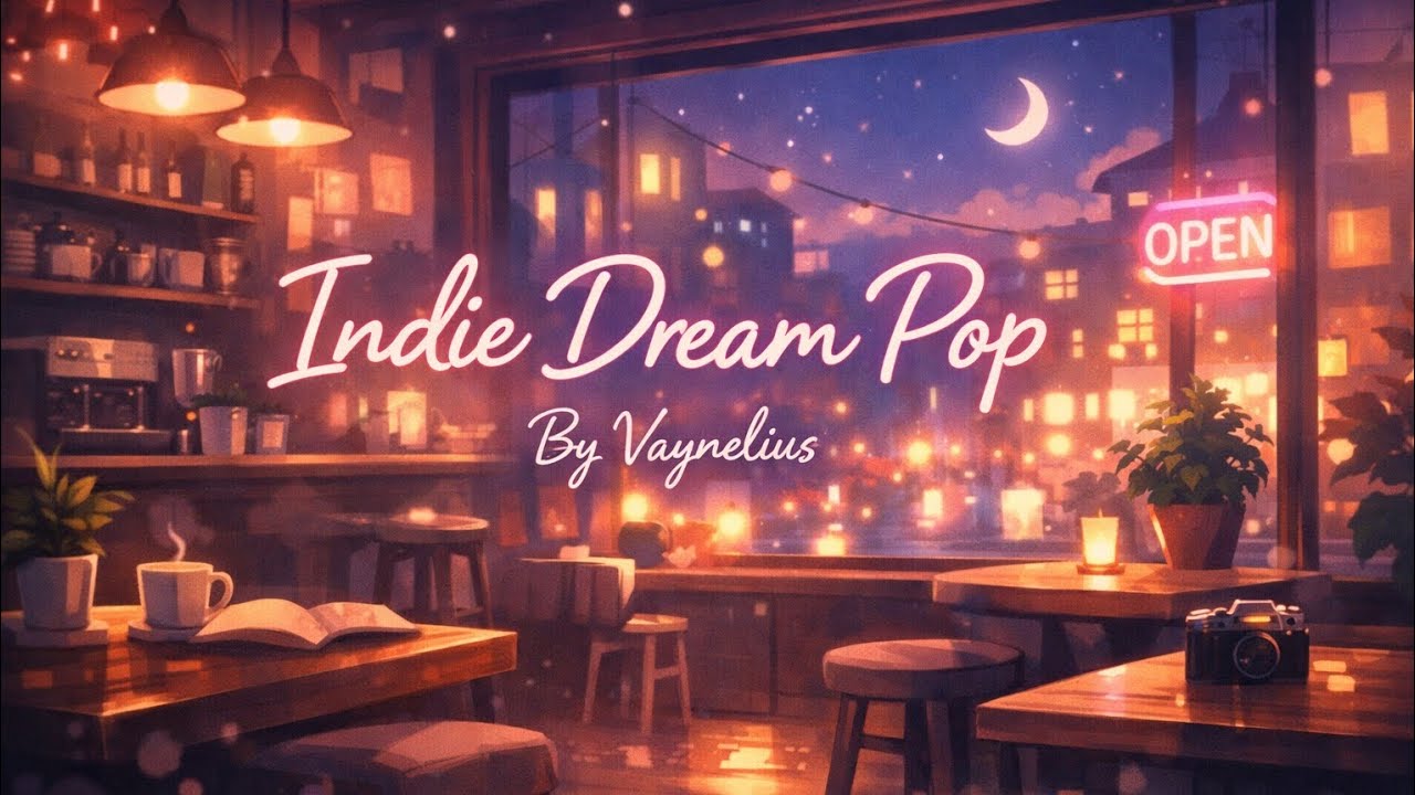 1 Hour Indie Dream Pop Café Music – Study, Work, Relax, Afternoon Coffee Ambience | Vaynelius