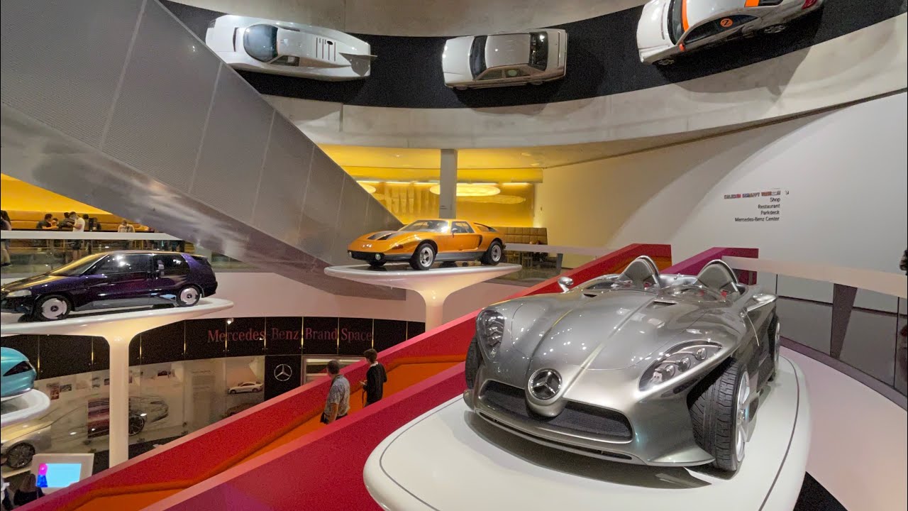 Mercedes Benz Museum tour 2021| جولة في متحف مرسيدس بنز في مدينة شتوتجارت