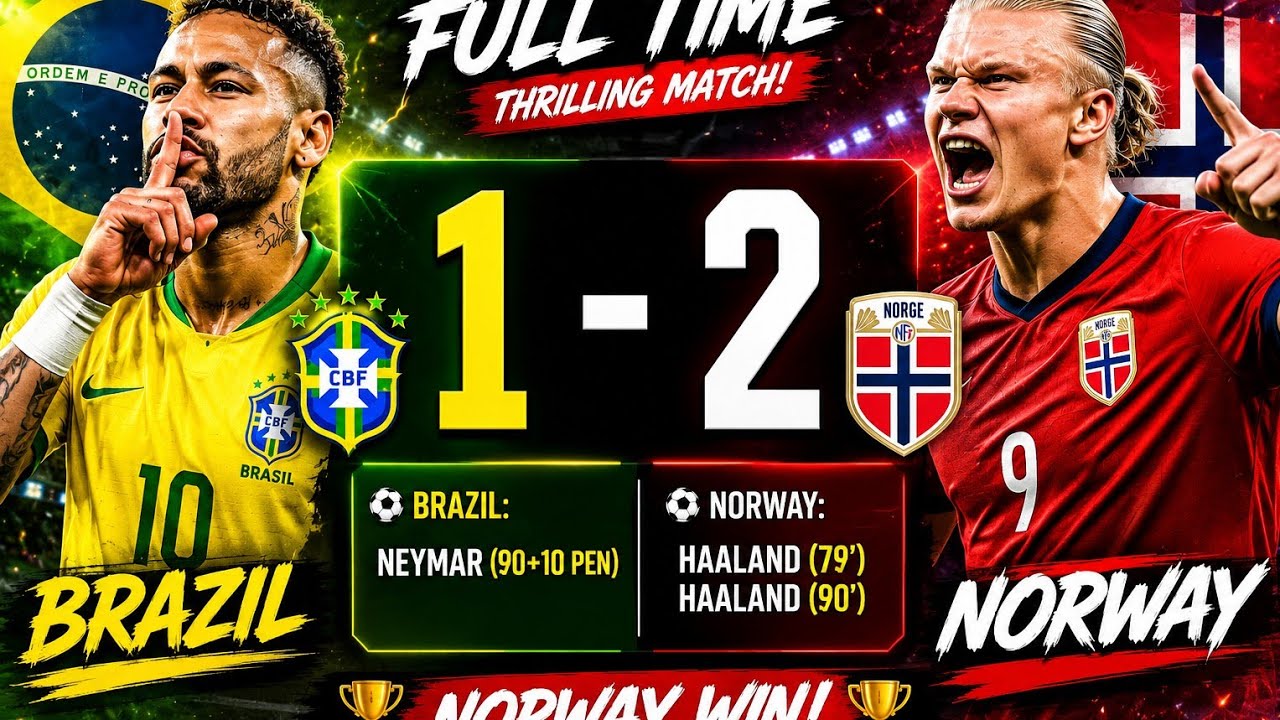 Norway vs Brazil | Match Highlights | Friendly Match 2026
