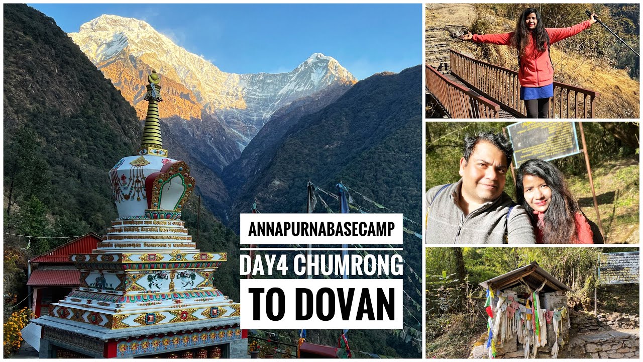 Thrilling Day 4 at Annapurna Base Camp | Journey from Chumrong to Dovan! #abc #annapurnabasecamptrek