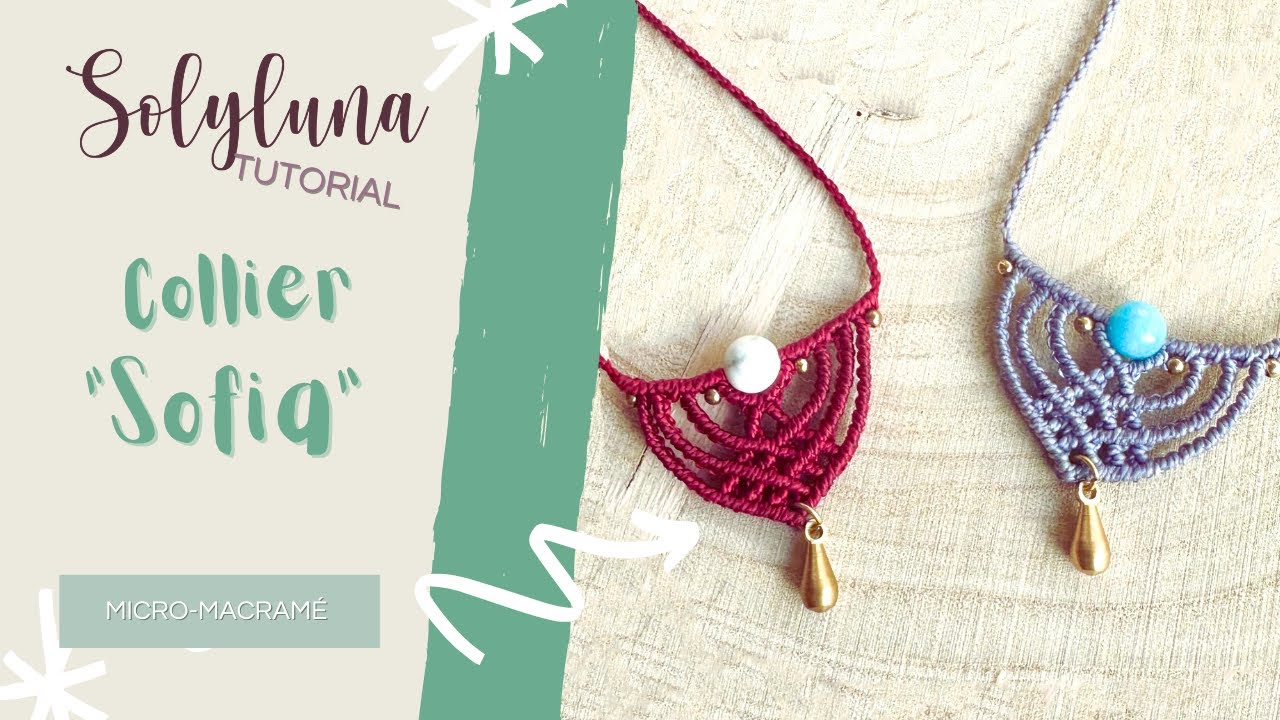💜 DIY COLLIER Sofia en Micro-Macramé | Délicat, Élégant & Accessible aux Débutant·es
