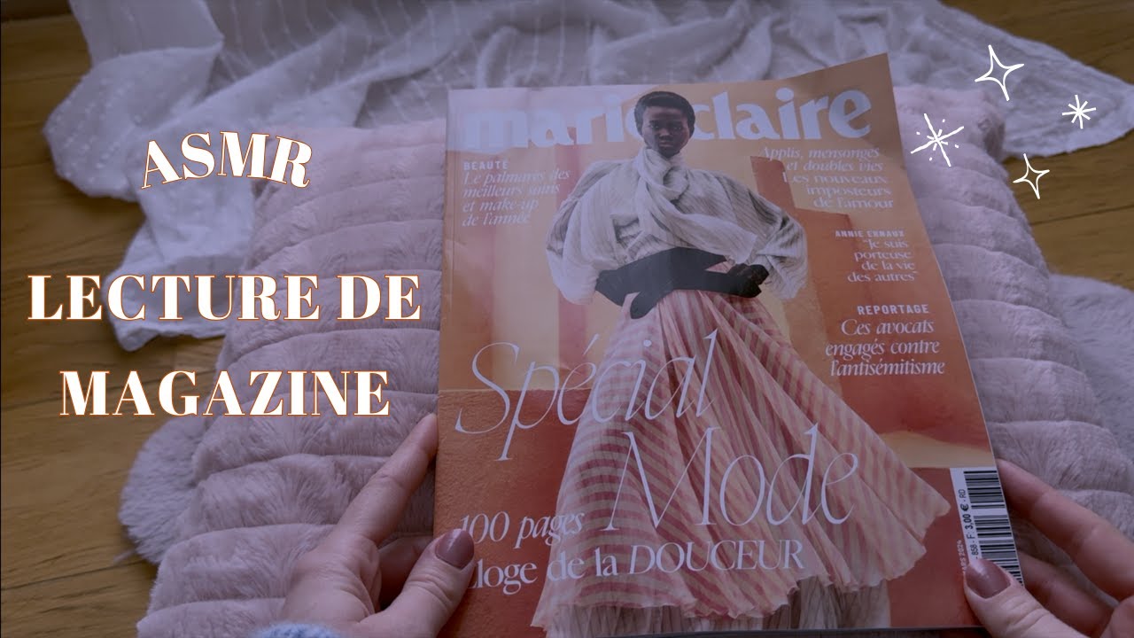 ASMR Lecture de Magazine Relaxante 💤