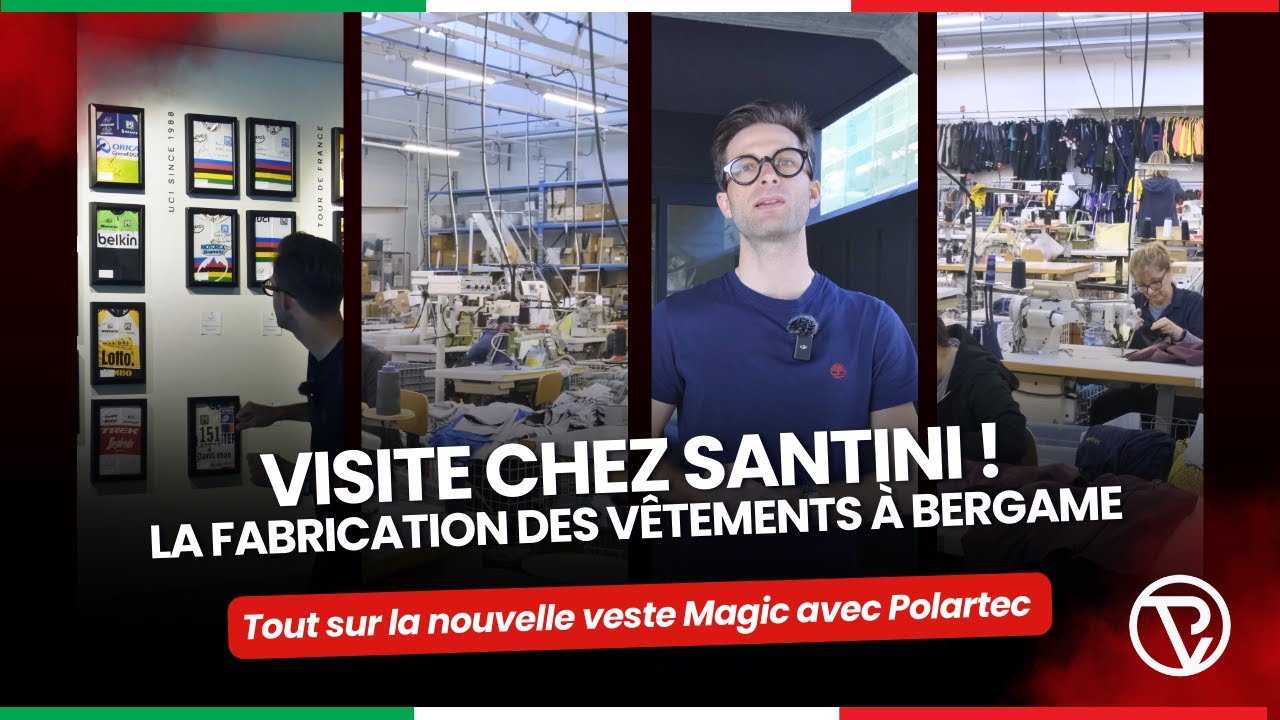 VISITE CHEZ SANTINI À BERGAME ! Les vêtements 100% made in Italy