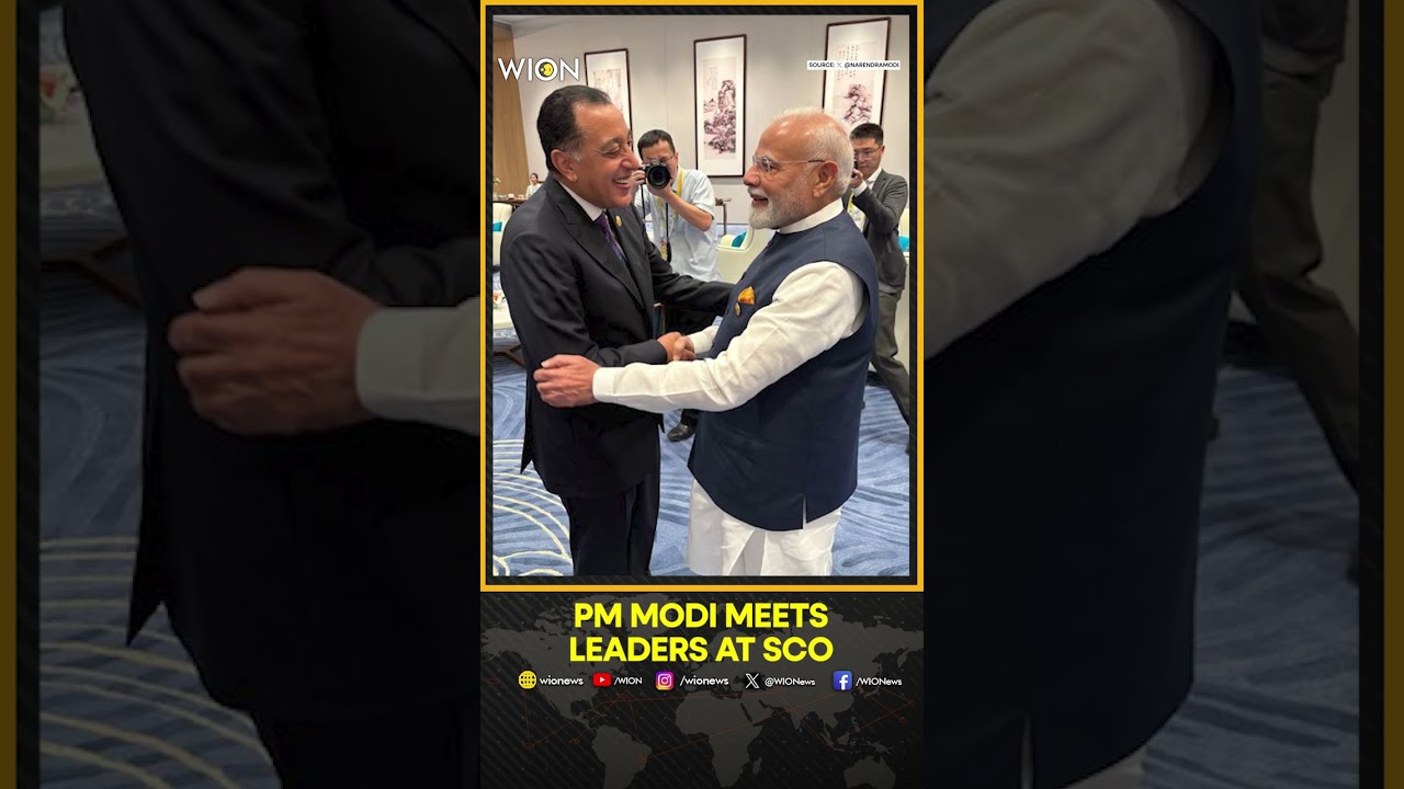 SCO Summit 2025: PM Modi Meets Key Leaders on the Sidelines of the SCO Summit In China | WION Shorts
