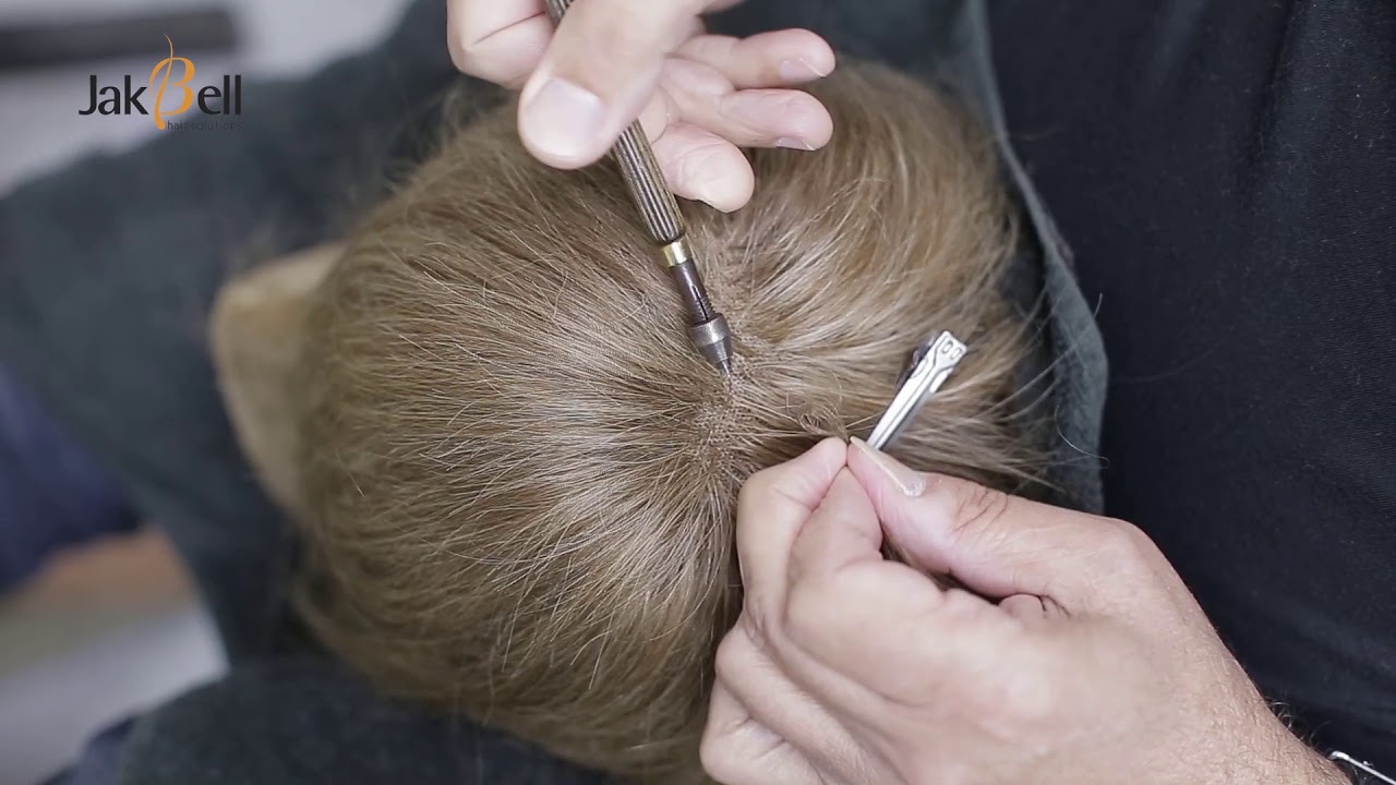 Processo de confecção de uma peruca cabelo humano Jakbell - como fazer uma peruca wig