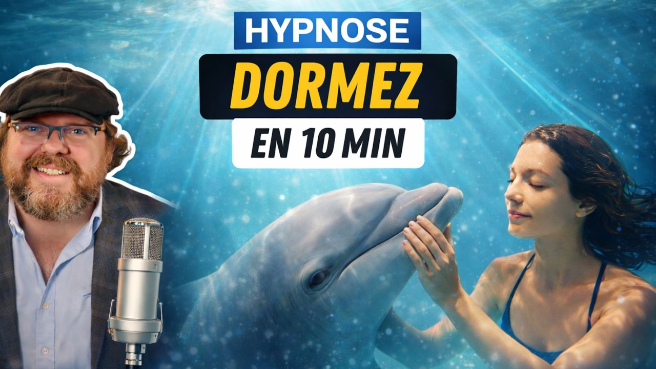 Hypnose pour S'ENDORMIR ou SE RENDORMIR en moins de 10 minutes ! [🐬 Nage avec les dauphins] #5