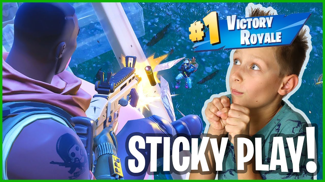 How I Escaped Sticky Situation and WON VICTORY ROYALE!