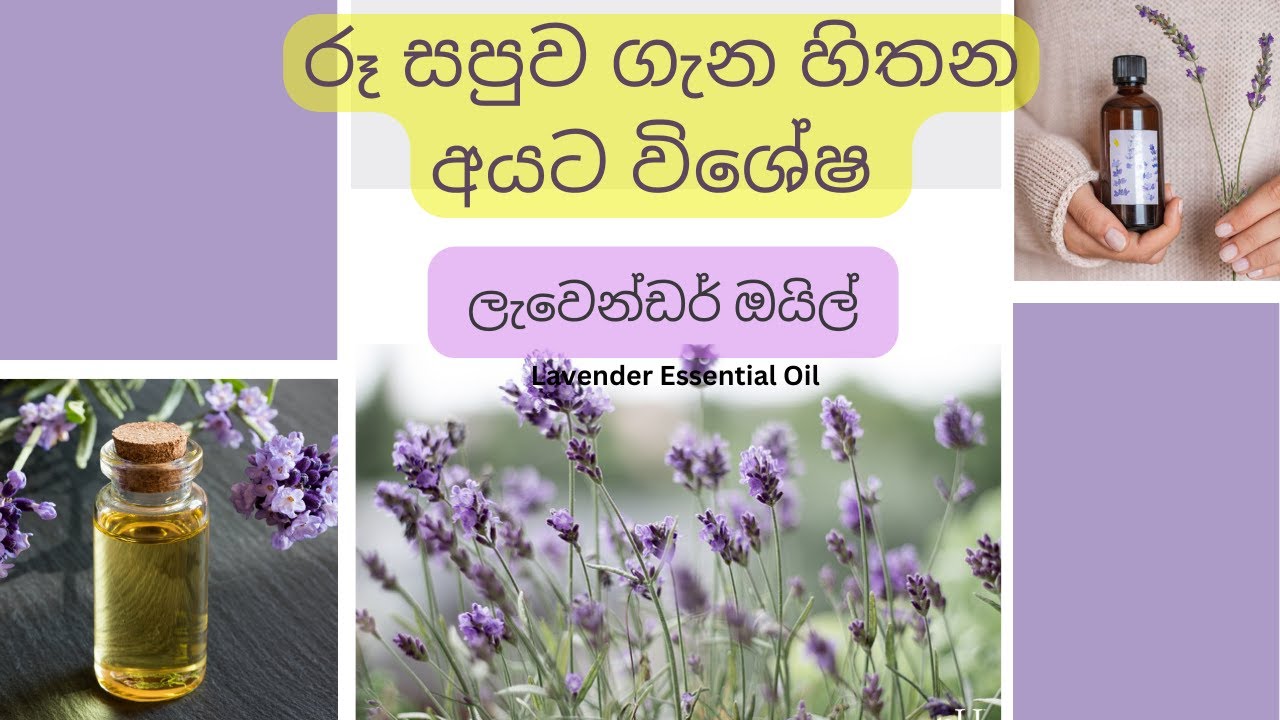 ලස්සන වෙන්න උදව් වෙන විශ්මිත ලැවෙන්ඩර් එසෙන්ෂල් ඔයිල් | Lavender Oil Uses and Benefits | Sinhala