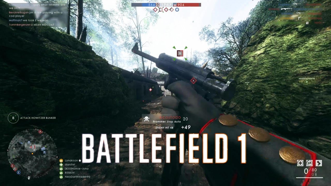 Battlefield 1: 2 Clips and a sweaty match!