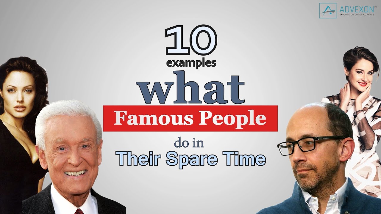 CELEBRITY HOBBIES 2016. What Famous People do in their Free TIme