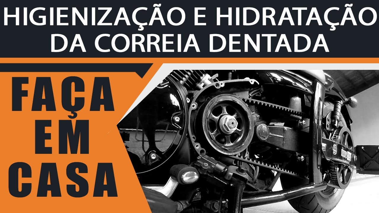 HIGIENIZAÇÃO E HIDRATAÇÃO DA CORREIA DENTADA - XVS 950 MIDNIGHT STAR