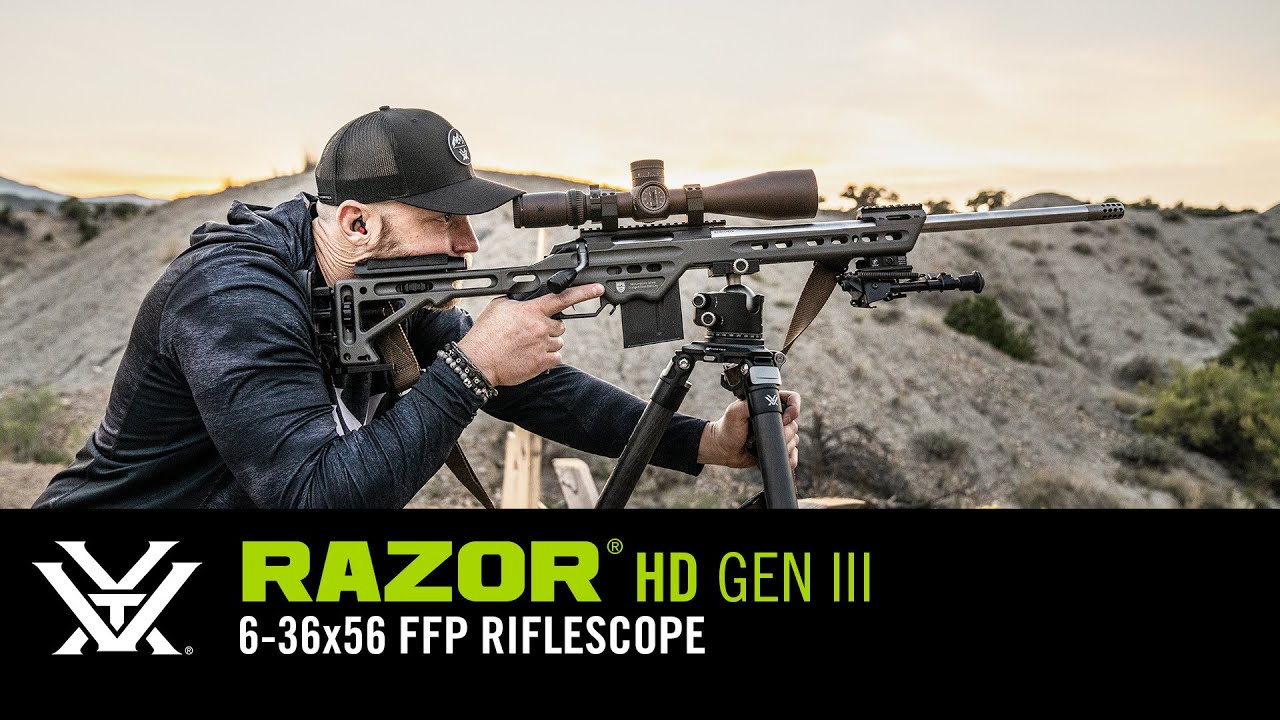 Прицел Razor® HD Gen III 6-36x56 FFP — обзор продукта