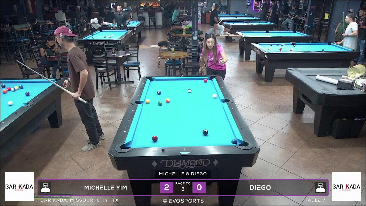 MICHELLE YIM vs DIEGO - BAR KADA - TABLE 7 | EvoSports