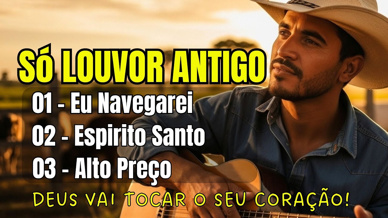 CANTO DAS IGREJAS #2 - VIOLA, VOZ E HINOS | Musicas da igreja nos anos 90 e 2000. (Parte 4)