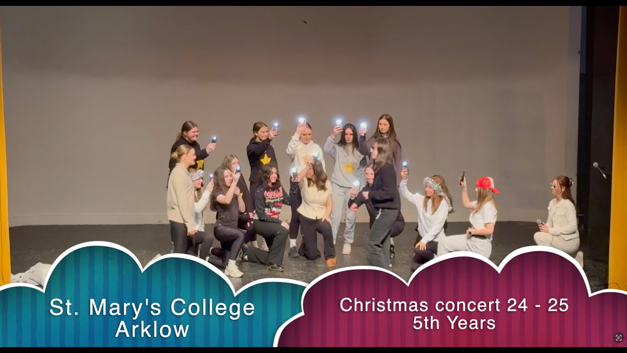St  Mary's Arklow  - Christmas Concert 24-25 - 3rd  - Teachers  - 5th year