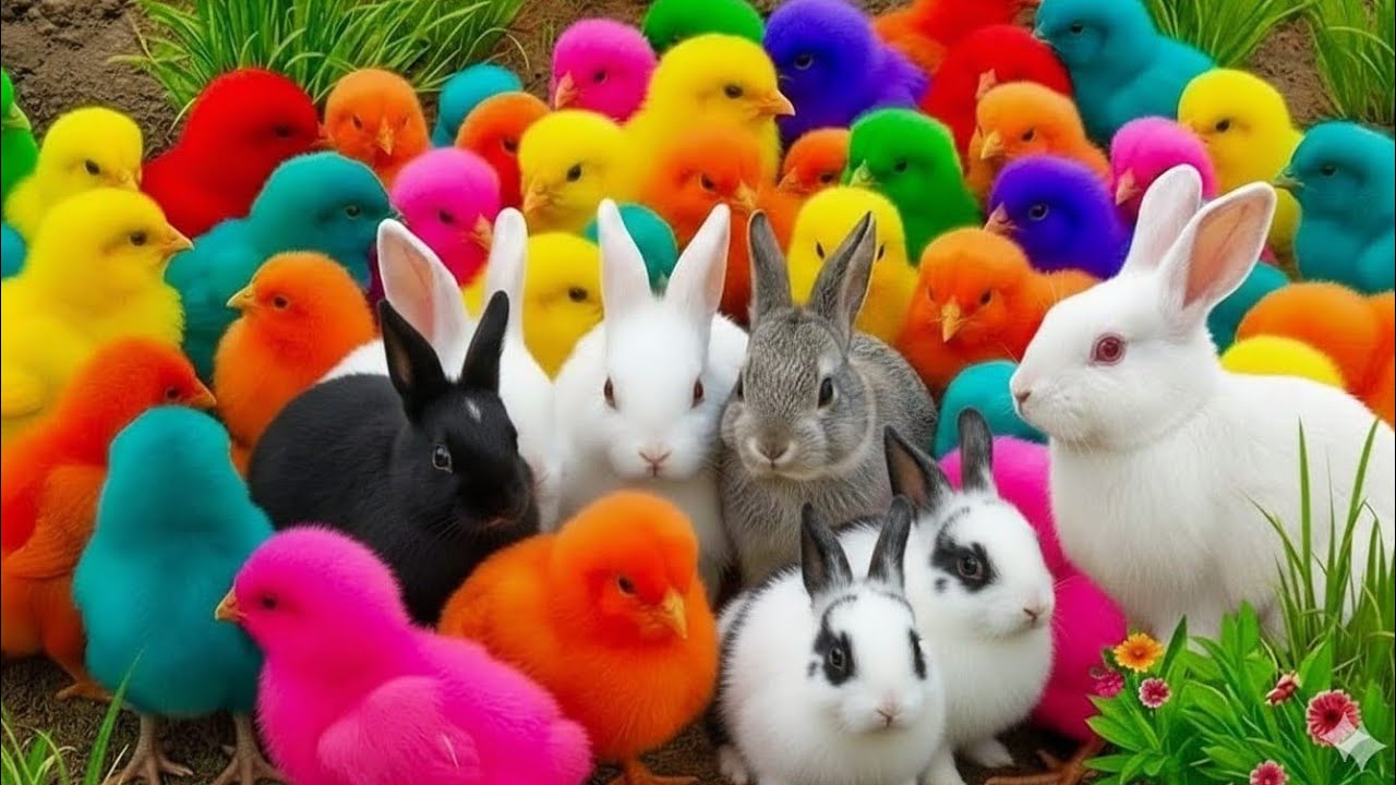 Tangkap Ayam Lucu, Ayam Warna Warni, Ayam Rainbow Gokil, Kelinci, Kucing Lucu, Bebek, Hewan Lucu