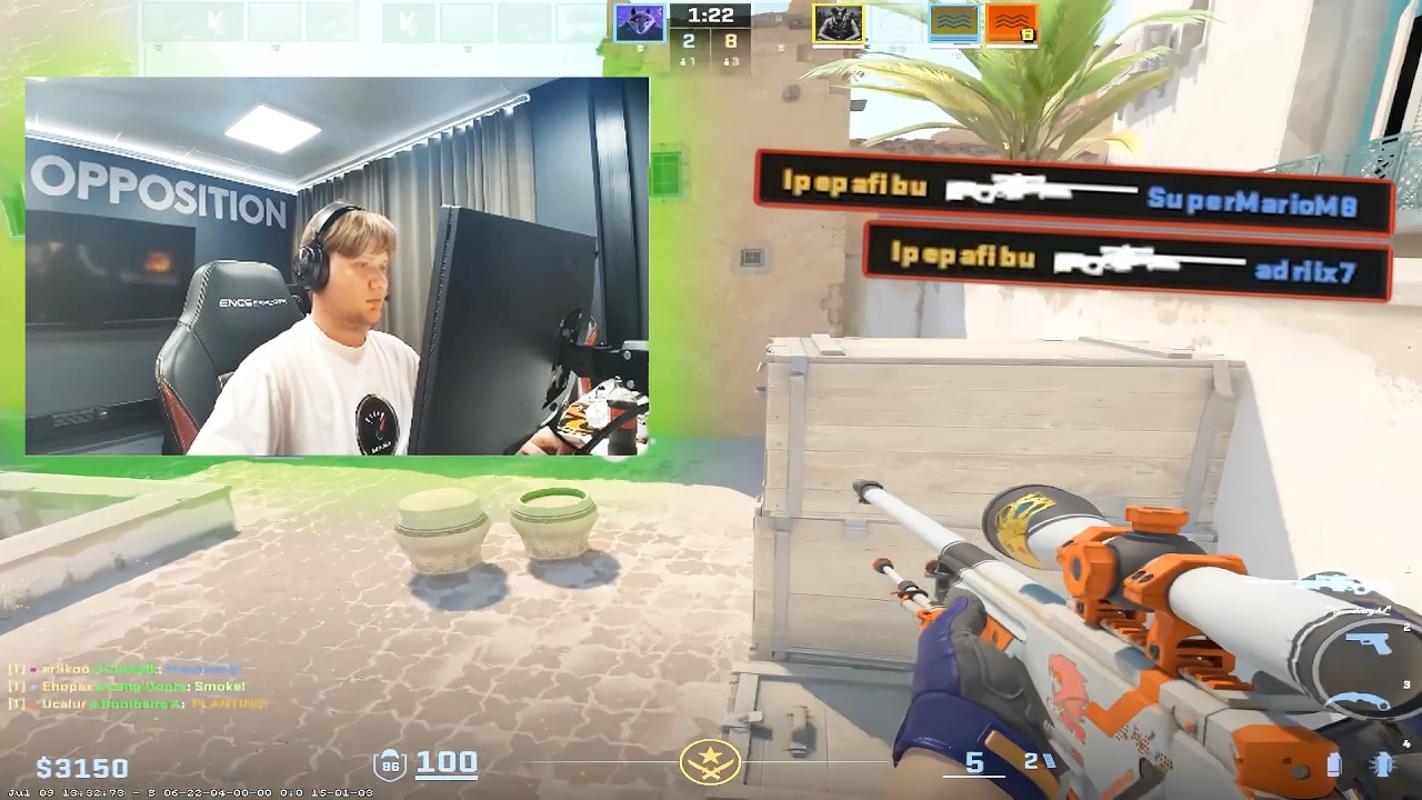 s1mple на стриме с Senzu и Mzinho! (Анонс состава BC.Game)