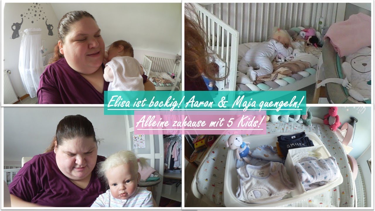 Elisa ist bockig! || Allein zuhause mit 5 Kids! || Reborn Baby Deutsch || Little Reborn Nursery