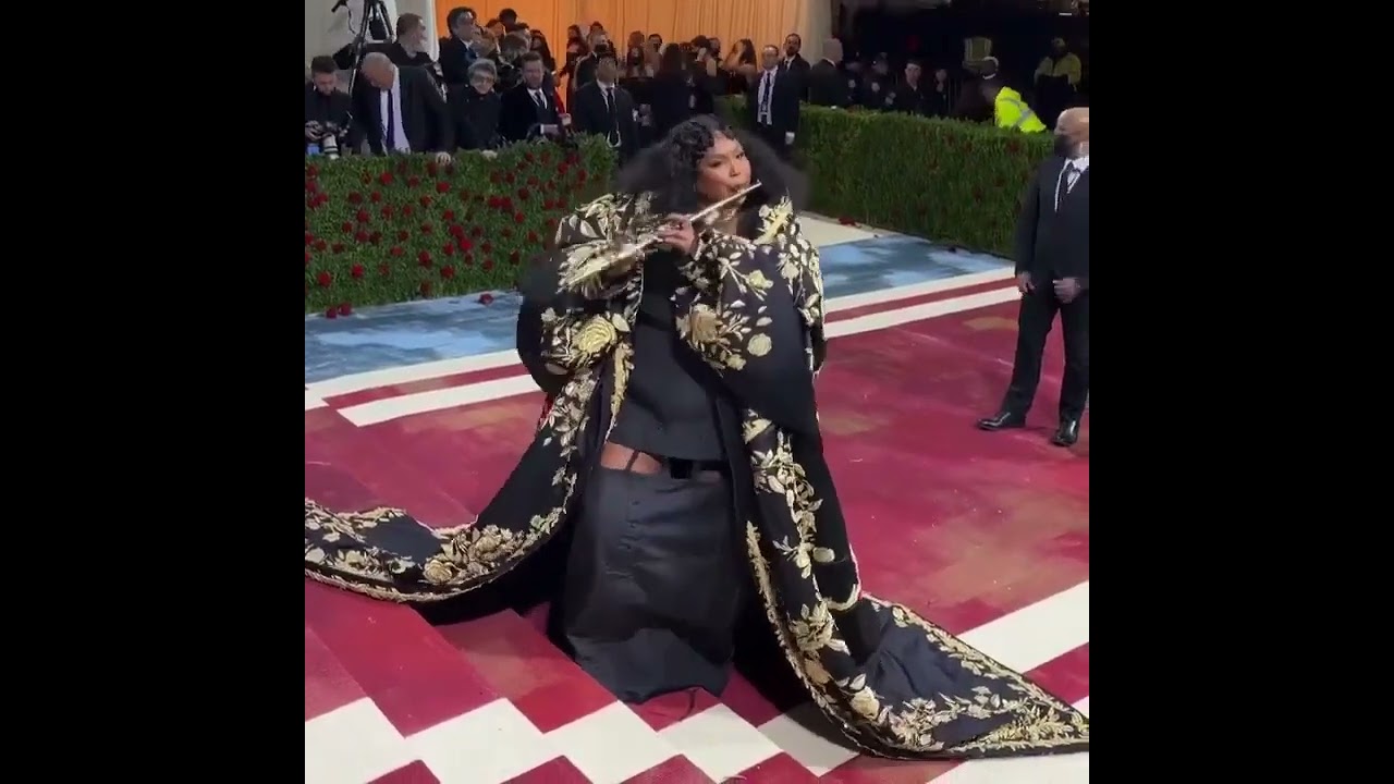 Lizzo look absolutely stunning and brought her flute as her plus one to the Met Gala Follow us